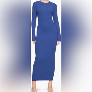 Skims Fits Everybody Long Sleeve Dress